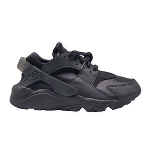 Nike mens ‎ Air Huarache Run Triple Black Shoes Size 9
